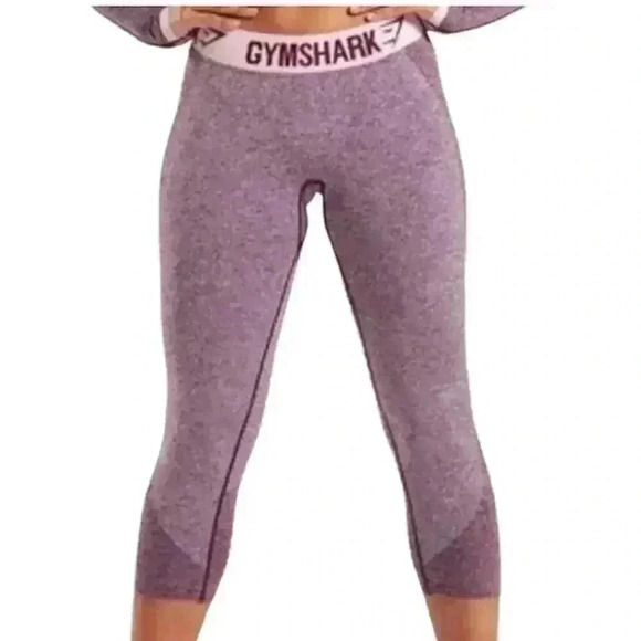 Gymshark Flex Cropped Seamless Leggings Size Small - Picture 6 of 6